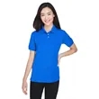 UltraClub Ladies' Platinum Performance Pique Polo With Te... | https://www.bestnamebadges.com