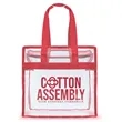 Clear Stadium Bags With Zipper | https://www.bestnamebadges.com