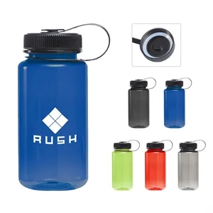 20oz Wide Mouth Plastic Sports Water Bottle