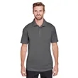 UltraClub Men's Cavalry Twill Performance Polo | https://www.bestnamebadges.com