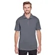 UltraClub Men's Cavalry Twill Performance Polo | https://www.bestnamebadges.com