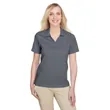 UltraClub Ladies' Cavalry Twill Performance Polo | https://www.bestnamebadges.com