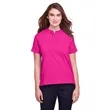 UltraClub Ladies' Lakeshore Stretch Cotton Performance Polo | https://www.bestnamebadges.com