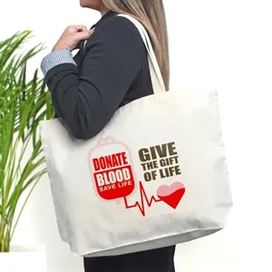 Custom Large Grocery Cotton Tote Bags