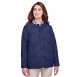 UltraClub Ladies' Dawson Quilted Hacking Jacket | https://www.bestnamebadges.com