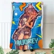Custom Plush Sherpa Photo Blanket | https://www.bestnamebadges.com