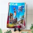 Custom Plush Sherpa Photo Blanket | https://www.bestnamebadges.com