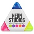 Custom Triangle Plastic Highlighters | https://www.bestnamebadges.com