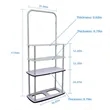 Fabric Backwall Display Rack | https://www.bestnamebadges.com