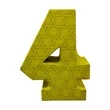 3D Numeric Banner Stand | https://www.bestnamebadges.com