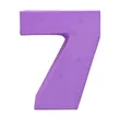 3D Numeric Banner Stand | https://www.bestnamebadges.com