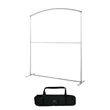 Arch-Top Fabric Banner Stand | https://www.bestnamebadges.com