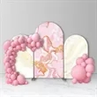Custom Arch Cover Photo Backdrop Full Set | https://www.bestnamebadges.com