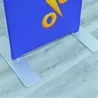 Custom A Shape Arch Stand | https://www.bestnamebadges.com