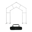 Custom A Shape Arch Stand | https://www.bestnamebadges.com