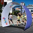 Custom Round Arch Display | https://www.bestnamebadges.com