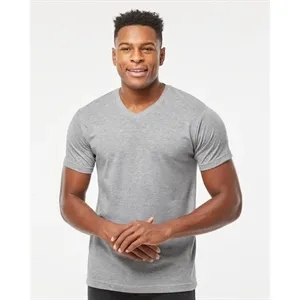 Tultex Men's Poly-Rich V-Neck T-Shirt - 207
