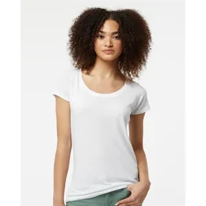 Tultex Women's Poly-Rich Scoop Neck T-Shirt - 243