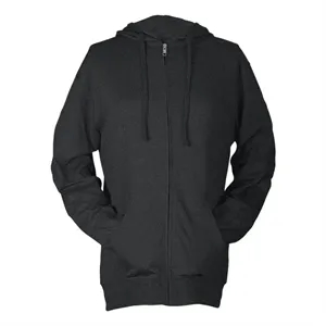Tultex Unisex Beach Full-Zip Hooded Long Sleeve T-Shirt -...