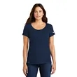 Nike Ladies Dri-FIT Cotton/Poly Scoop Neck Tee. | https://www.bestnamebadges.com