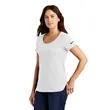 Nike Ladies Dri-FIT Cotton/Poly Scoop Neck Tee. | https://www.bestnamebadges.com