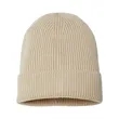 Atlantis Headwear Sustainable Fine Rib Cuffed Beanie - ANDY | https://www.bestnamebadges.com