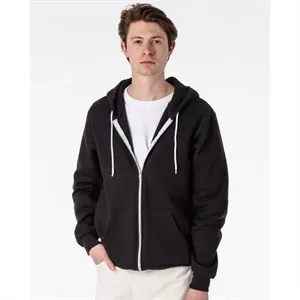 Los Angeles Apparel Unisex USA-Made Flex Fleece Full-Zip ...