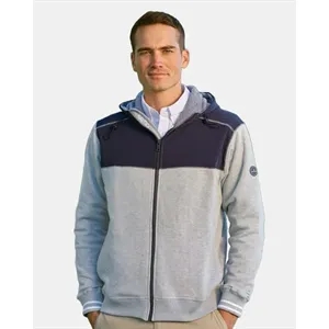 Nautica Men's Navigator Fleece Hooded Full-Zip Jacket - N...