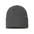Atlantis Headwear Sustainable Chunky Rib Cuffed Beanie - OAK | https://www.bestnamebadges.com