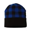 CAP AMERICA USA-Made Plaid Beanie - RKP12 | https://www.bestnamebadges.com