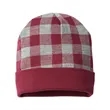 CAP AMERICA USA-Made Plaid Beanie - RKP12 | https://www.bestnamebadges.com