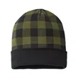 CAP AMERICA USA-Made Plaid Beanie - RKP12 | https://www.bestnamebadges.com