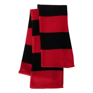 Sportsman Rugby-Striped Knit Scarf - SP02
