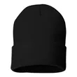 Sportsman 12" Solid Cuffed Beanie - SP12 | https://www.bestnamebadges.com
