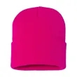 Sportsman 12" Solid Cuffed Beanie - SP12 | https://www.bestnamebadges.com
