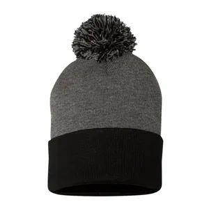 Sportsman 12" Pom-Pom Cuffed Beanie - SP15