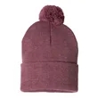 Sportsman 12" Pom-Pom Cuffed Beanie - SP15 | https://www.bestnamebadges.com