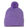 Sportsman 12" Pom-Pom Cuffed Beanie - SP15 | https://www.bestnamebadges.com