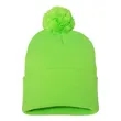 Sportsman 12" Pom-Pom Cuffed Beanie - SP15 | https://www.bestnamebadges.com