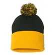 Sportsman 12" Pom-Pom Cuffed Beanie - SP15 | https://www.bestnamebadges.com