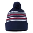 Sportsman 12" Striped Pom-Pom Cuffed Beanie - SP60 | https://www.bestnamebadges.com
