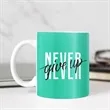 Custom Full Color Printing 11oz White Mugs | https://www.bestnamebadges.com