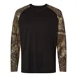Unisex Realtree® Performance Colorblocked Long Sleeve T-S... | https://www.bestnamebadges.com