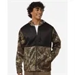 Unisex Realtree® Performance Colorblocked Full-Zip Hooded... | https://www.bestnamebadges.com