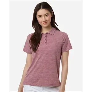 Team 365 Women's Relay Heathered Stripe Polo - TT125W
