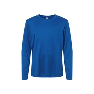 CORE365 Youth Capital Performance Long Sleeve T-Shirt - C...
