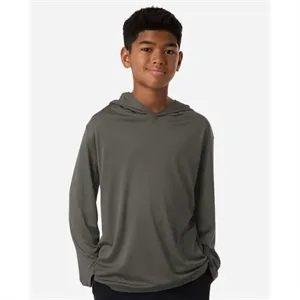 AllPro Youth Pro-Lock Performance Hooded Long Sleeve T-Sh...