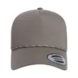 YP Classics Retro Cotton Blend Five-Panel Rope Cap - 5079BD | https://www.bestnamebadges.com