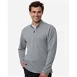 AllPro Men's Stretch Quarter-Zip Fleece Pullover - STF870 | https://www.bestnamebadges.com