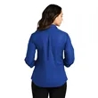 Port Authority Ladies 3/4-Sleeve Carefree Poplin Shirt. | https://www.bestnamebadges.com